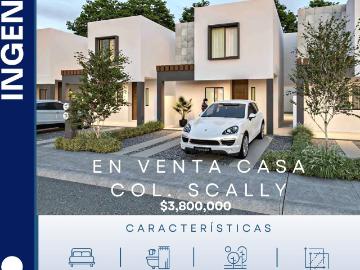 Casa en Venta en Av. Benjamin Hill, Col. Scally, Ahome Nueva, 3 Recámaras, 2 Niveles