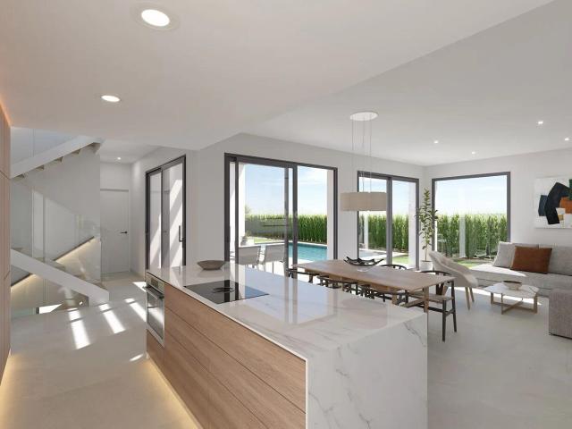 Casa en venta en Alfàs del Pi l´, L´Albir. Villa con vistas al mar, piscina y jardín. Casas Alfàs del Pi.