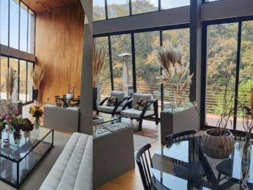 Residencia de lujo: terraza, domo central y acabados premium en Bosque Real