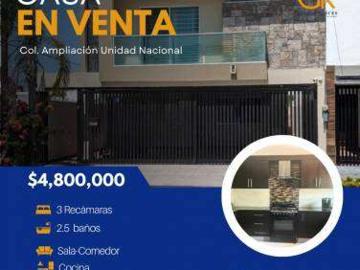 Casa en venta en colonia Unidad Nacional 2 dormitorios 250 m2