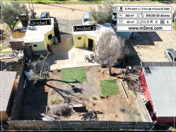 Casa en Venta en Ensenada El Porvenir Baja California 60 m2. 2 recamaras