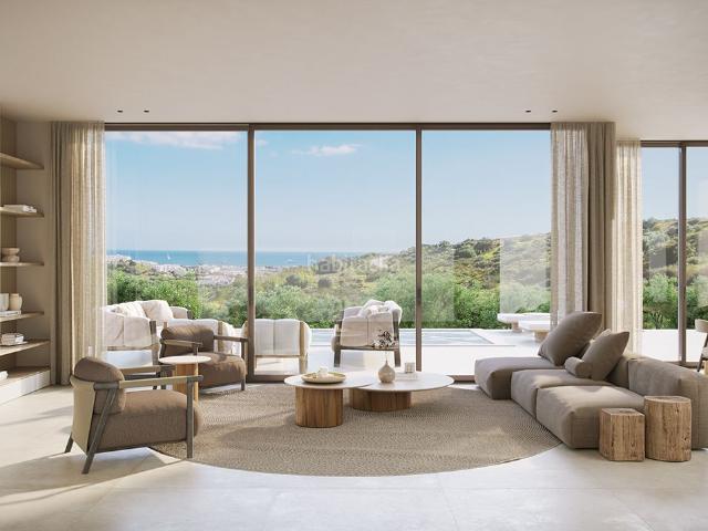 Casa en venta en Estepona, Estepona Golf. Villas contemporáneas en un entorno natural en la ladera de Estepona. Casas.