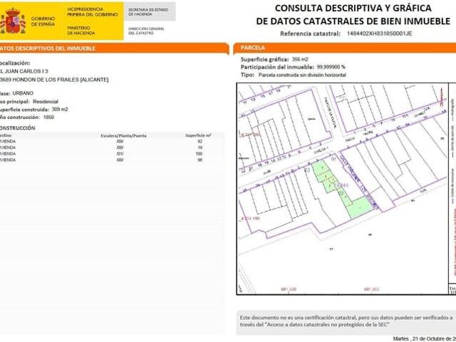 Casa en venta en Hondón de los Frailes, Alicante