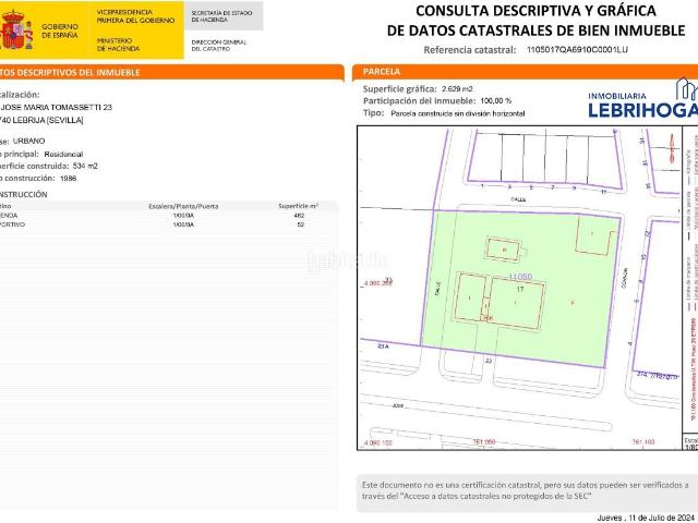 Casa en venta en Lebrija. Casa en venta en Avda. Tomassetti, 5 dormitorios. Casas.
