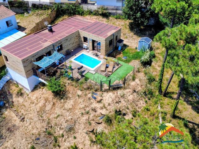 Casa en venta en Lloret de Mar, Lloret Blau La Creu de Lloret Costa Brava. R02645 CASA DE OBRA NUEVA, DE PLANTA BAJA, PISCINA Y ESPECTACULARES VISTAS A LA MONTAÑA EN LLORET BLAU, LLORET DE MAR.