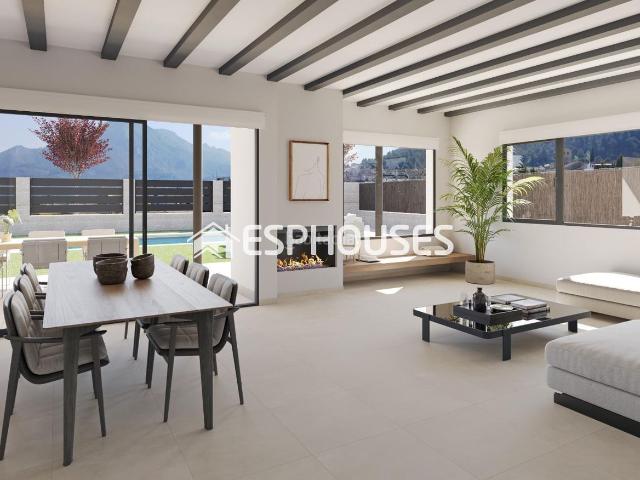 Casa en venta en Penàguila. Villas El Olivar Viviendas de obra nueva en Penáguila. Casas.