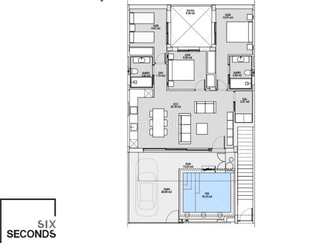 Casa en venta en Pilar de la Horadada, Pilar de la Horadada Ciudad. Ubicado en el encantador municipio de Pilar de la Horadada, este conjunto residencial ofrece una selección de 13 bungalows diseñad.