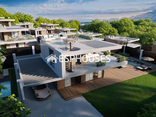 Casa en venta en Polop, Balcón de Ponoig Polop Paradis Polop Hills. Villa independiente de obra nueva con piscina privada en Polop. Casas.