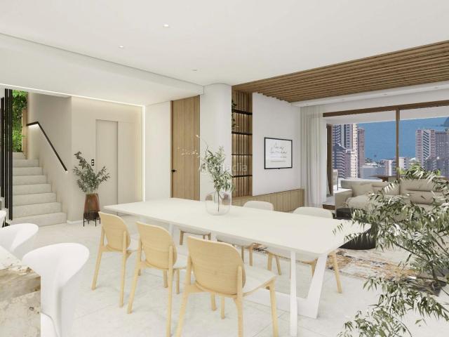 Casa en venta en Polop. Las villas tendrán una superficie construida entre 336 m2 y 422 m2 dependiendo del modelo y tipo que compre.Modelo Doro Este tipo. Casas.