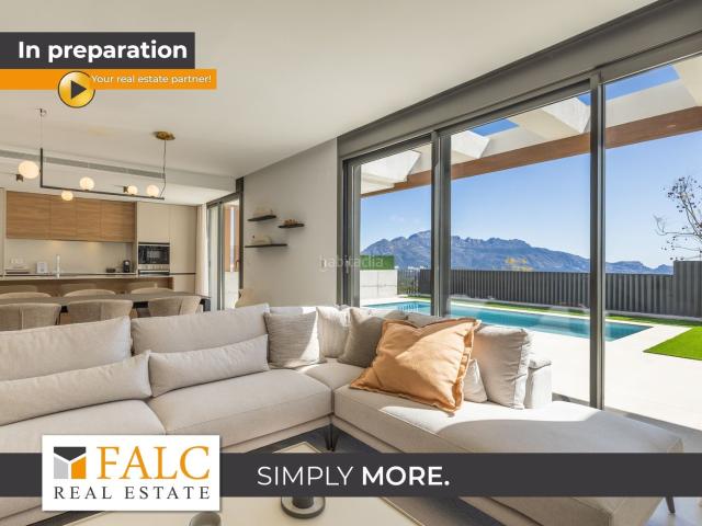 Casa en venta en Polop, Casco urbano. 10 villas de nueva construcción en 3 fases en Polop Hills lujo, montañas y vistas al mar!. Casas.