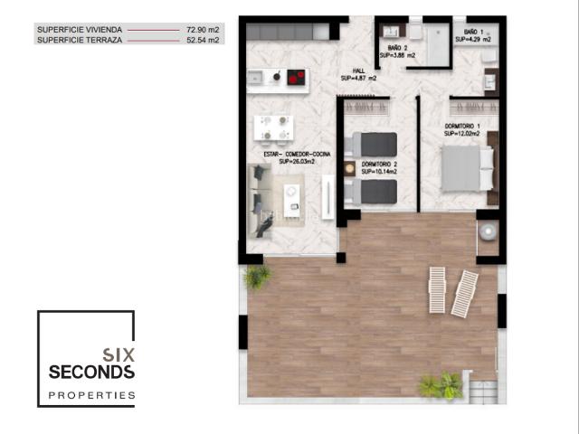 Casa en venta en Rojales. Esta promoción incluye bungalows en planta baja y planta alta con solárium, así como villas independientes, diseñadas para adaptar. Casas.