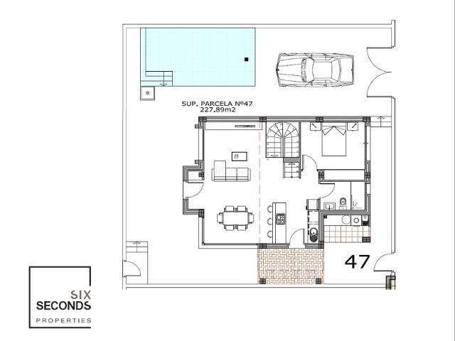 Casa en venta en Rojales. Six Seconds Properties vende estas villas de obra nueva en Ciudad Quesada con todas las comodidades cerca y a solo 10 minutos en c. Casas.