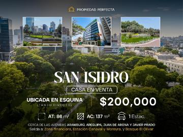 Casa en venta en San Isidro a S/684,000