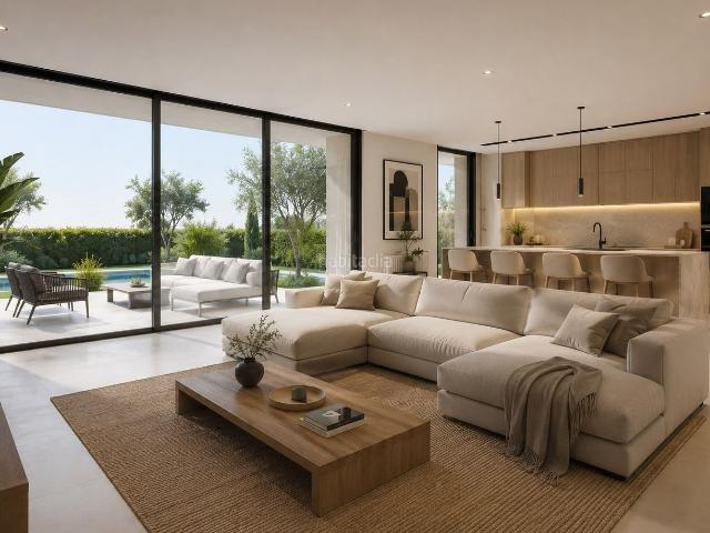 Casa en venta en Sant Pere de Ribes, Mas Alba. Diseño Minimalista en una Planta. Casas Sant Pere de.