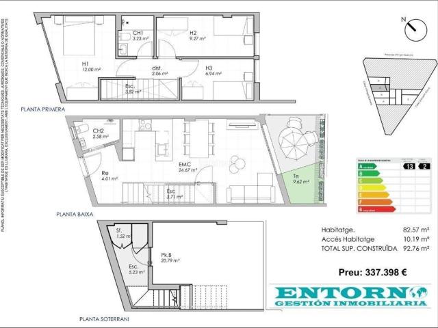 Casa en venta en Santa Perpètua de Mogoda. PROMOCIÓN CASAS OBRA NUEVA EN EL CENTRO DE STA. PERPÈTUA. Casas Santa Perpètua de.