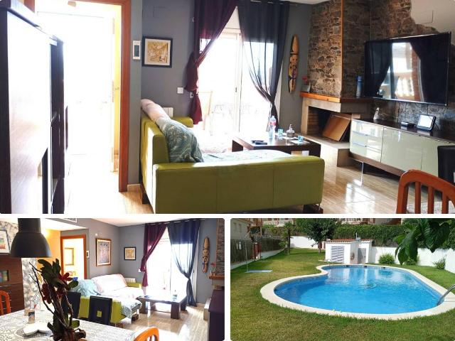 Casa en venta en Segur de Calafell, Segur de Calafell Nucli Urbà Costa Dorada. MÁGNIFICA CASA ADOSADA CON VISTAS AL MAR 4 HAB. 3 BAÑOS GARAJE 2 PATIOS PISCINA SEGUR DE CALAFELL. Casas Segur de.