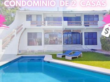 CASA EN VENTA EN TEQUESQUITENGO FRENTE AL LAGO