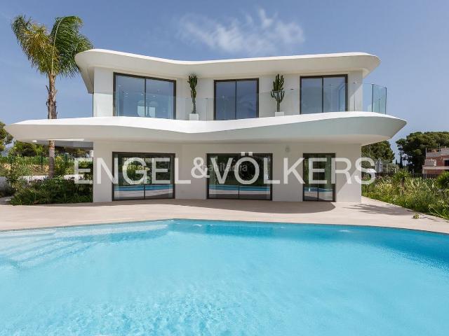 Casa en venta en Xàbia, Cap Martí El Tossalet Pinomar. Villa de autor en Jávea arquitectura orgánica y esencia mediterránea. Casas.