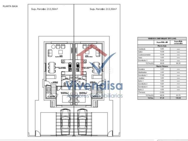 Casa adosada en venta en Yunquera de Henares. PAREADO NUEVO. Casas adosadas Yunquera de.
