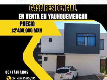 Casa en venta en yauhquemehcan