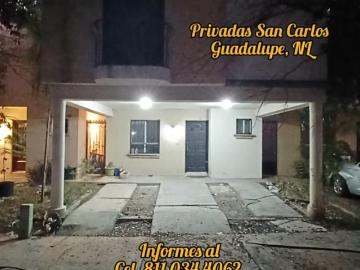 CASA EN VENTA FRACCIONAMIENTO PRIVADAS SAN CARLOS, GUADALUPE NL