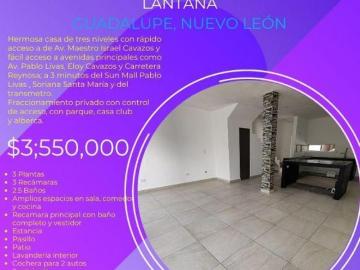 Casa en Venta LANTANA RESIDENCIAL Guadalupe, Nuevo León