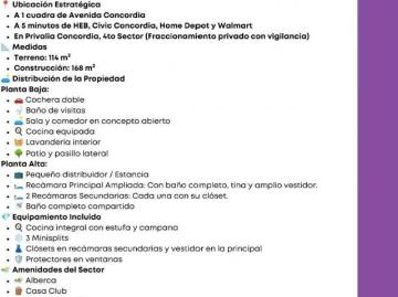 CASA EN VENTA PRIVALIA CONCORDIA 4TO SECTOR, APODACA, N.L