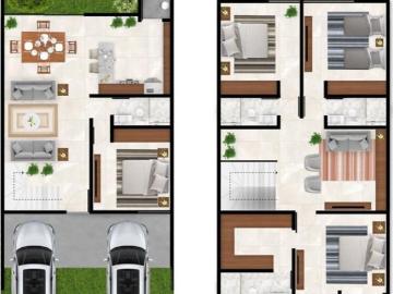 CASA EN VENTA VIVANTA MODELO CINQUE AL NORTE DE AGUASCALIENTES