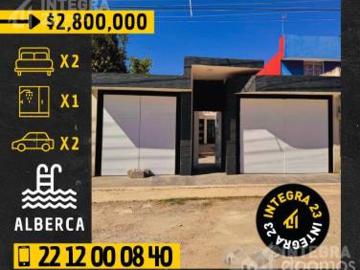 Casa en Venta $2,800,000, con alberca, 3 recámaras. Entrega inmediata. Súper inversión