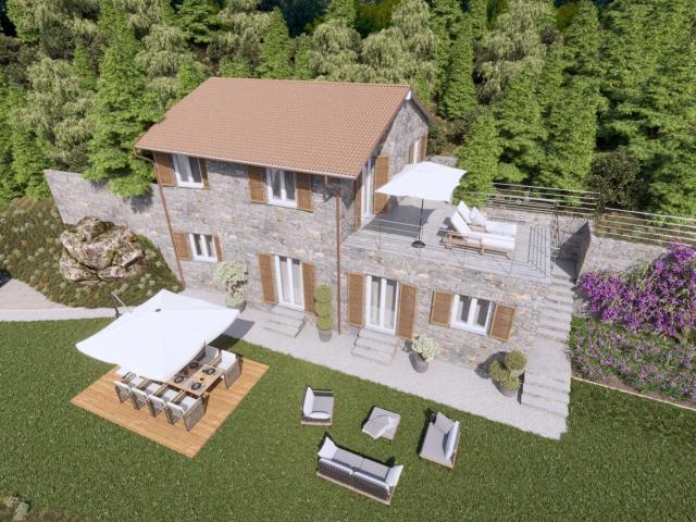 Casa in pietra vista mare, Zoagli, Genova Liguria 130m² Zoagli