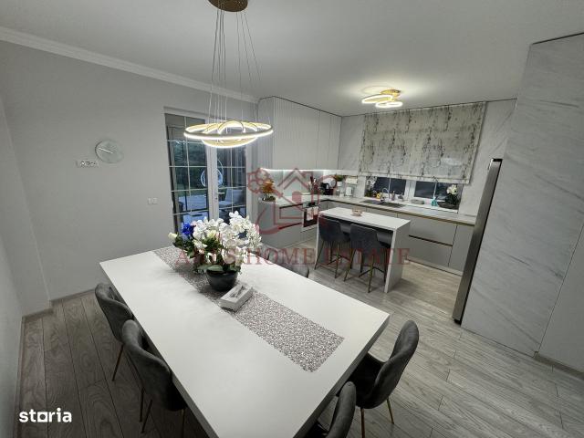 Casa in stil mediteranean, ultrafinisată 5 camere, 3 bai + curte