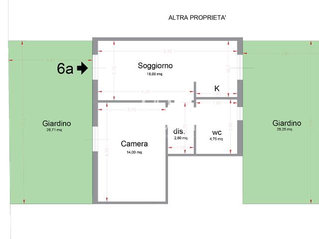 Casa indipendente arredata in affitto in via del commendone, Grosseto