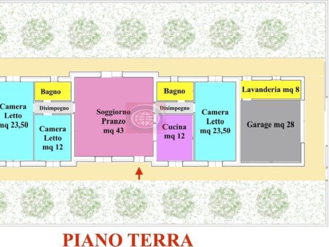 Casa indipendente in vendita a Cesena, Villa Chiaviche