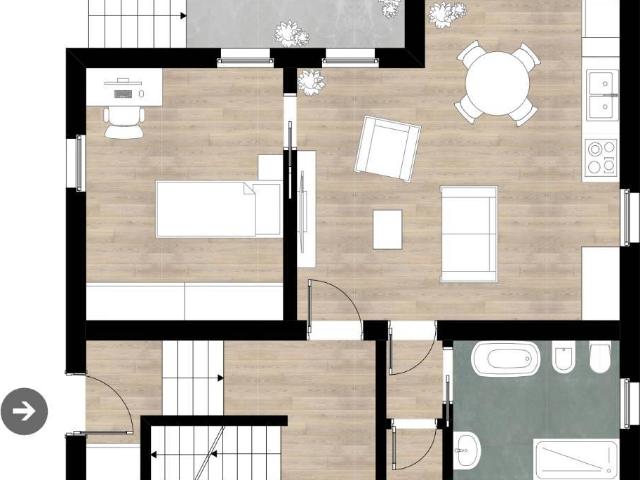 Casa indipendente in vendita a Grugliasco, Parco Porporati