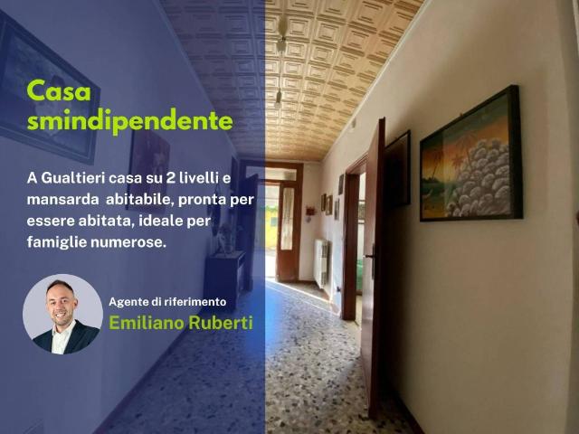 Casa indipendente in vendita a Gualtieri via grimaldi