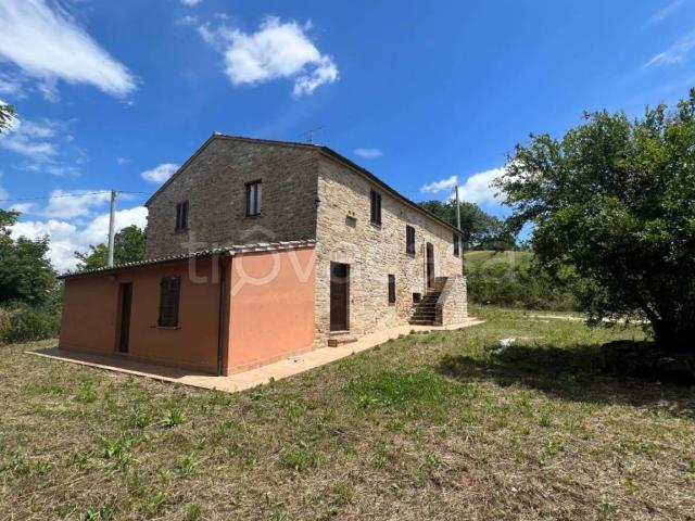 Casa Indipendente in affitto a Monteleone di Fermo via Madonnina di Loreto, snc, arredato, giardino privato, vista panoramica TrovaCasa