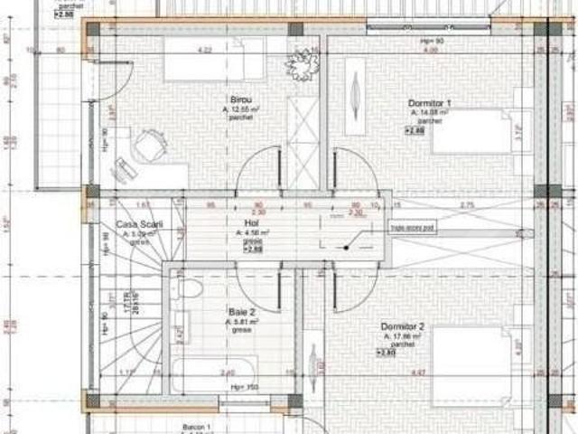 Casa insiruita, 4 camere, 110mp utili, zona Kaufland Micesti