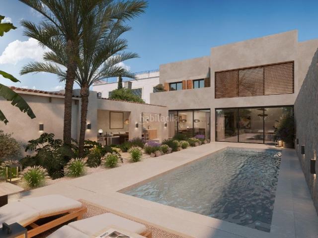Casa pareada en venta en Baleares Ses Salines, Ses Salines Poble. Exclusive Designer Home in Ses Salines with Pool, Rooftop Sauna. Casas pareadas Ses.