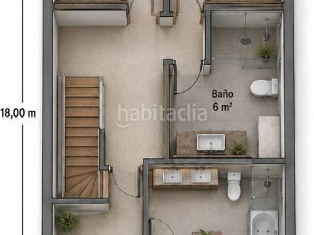 Casa pareada en venta en Mollet del Vallès, Col·legis Nous. ADOSADA de OBRA NUEVA A CONSTRUIR en formato AUTOPROMOCIÓN. Casas pareadas Mollet del.