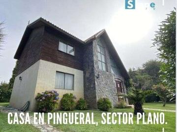 Casa pingueral sector plano jardines y amoblada