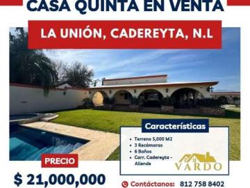 Casa quinta en venta cadereyta n L