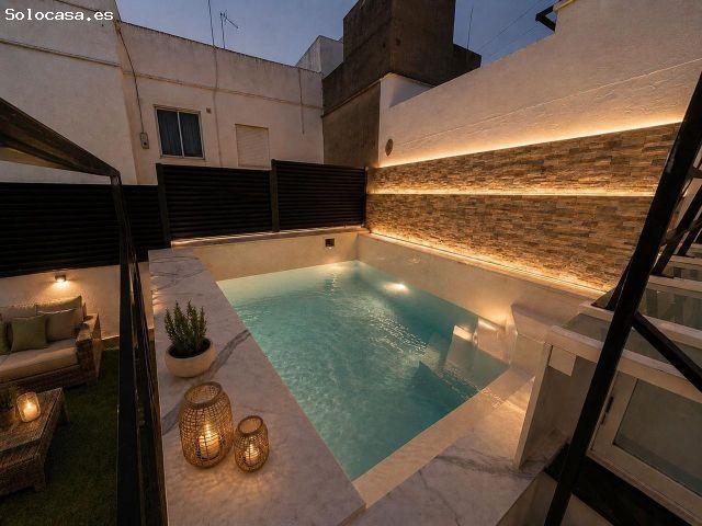Casa reformada con piscina