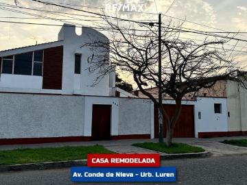 Casa Remodelada En Ocasión: Av. Conde De Nieva Urb. Luren Ica
