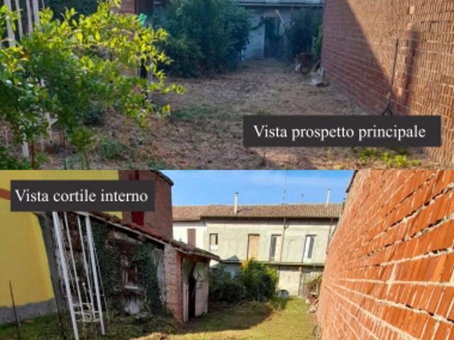 Casa semi indipendente con cortile privato Alluvioni Piovera AL