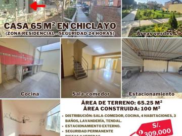 CASA 2 PISOS EN CHICLAYO RES. DERRAMA MAGISTERIAL