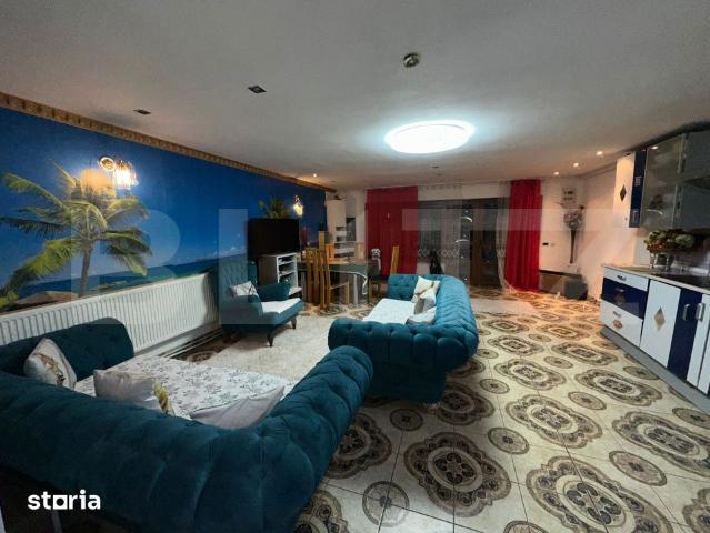 Casa 5 camere, 130 mp, complet mobilata, curte si parcare – zona Har