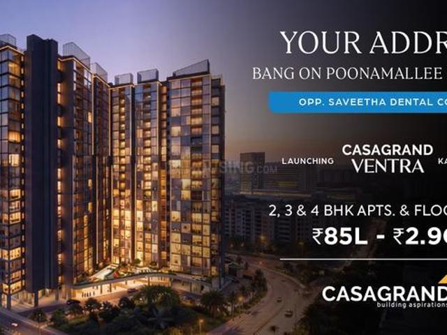 Casagrand Ventra,Kattupakkam 4 BHK Apartment For Sale Chennai