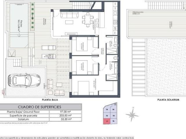 Casas adosadas de nueva construcción estilo Ibiza en Dolores, Costa Blanca