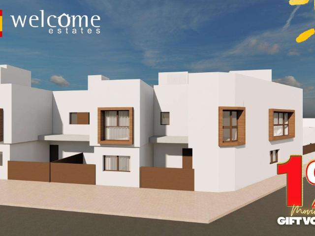 Casas adosadas recién construidas en San Javier Diseño mod. 143m² San Javier