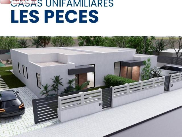 Casas Nuevas TODA en Planta Baja en Les Peces d'Albinyana